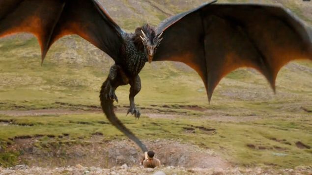 That's Drogon. The dragon.