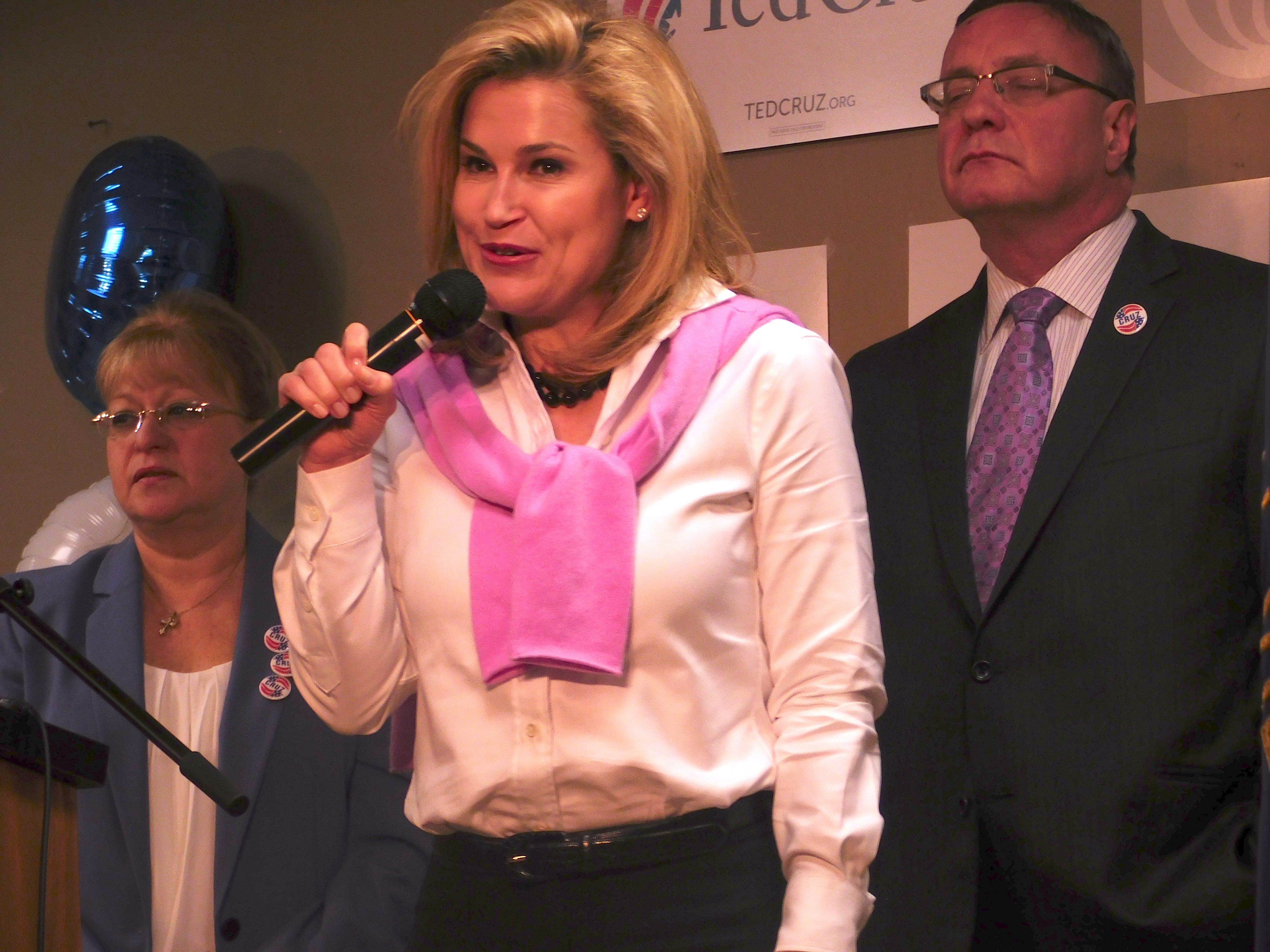 Heidi Cruz at an event in Wayne.