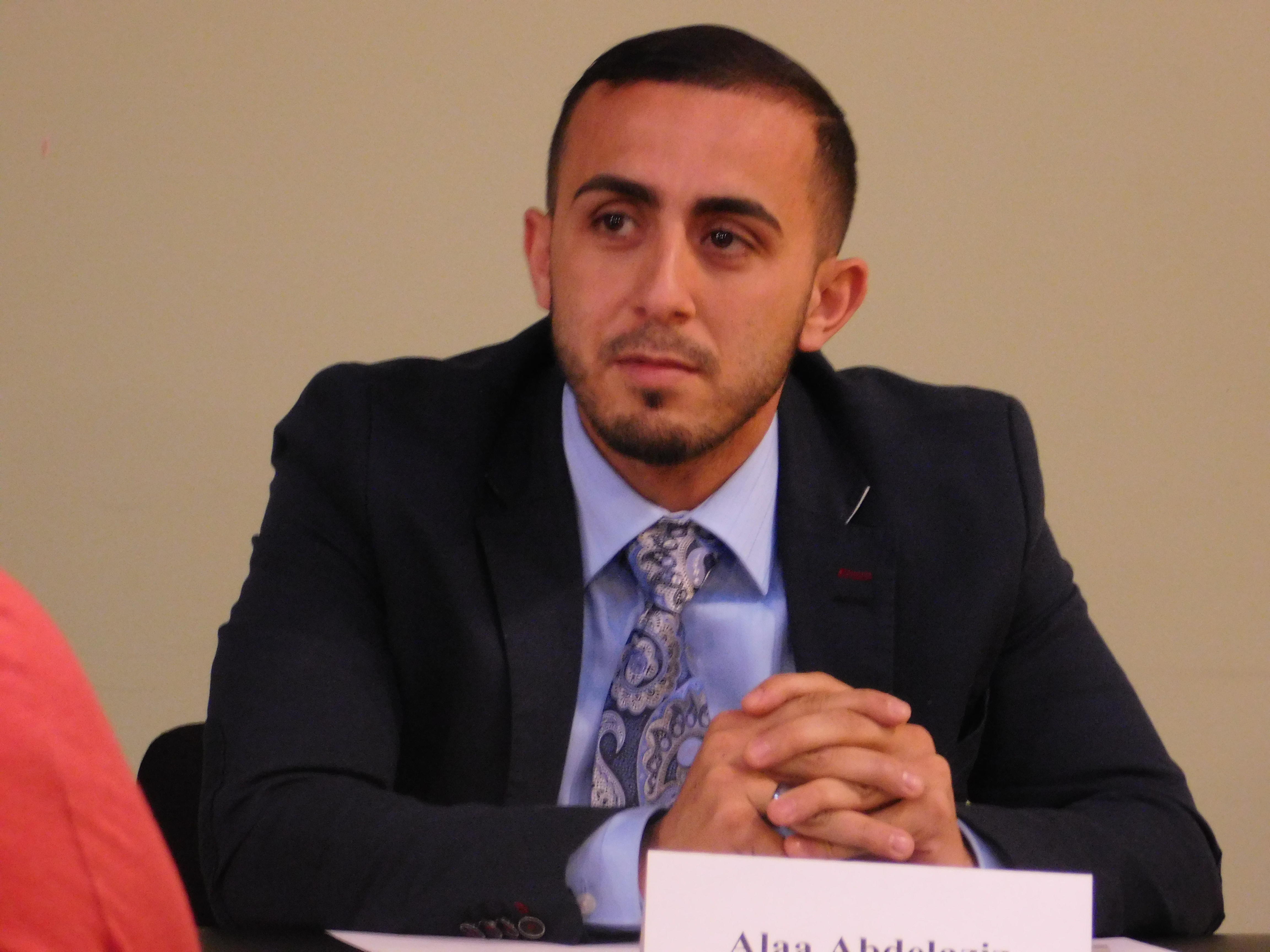 Abdelaziz is running to represent Ward 6. 