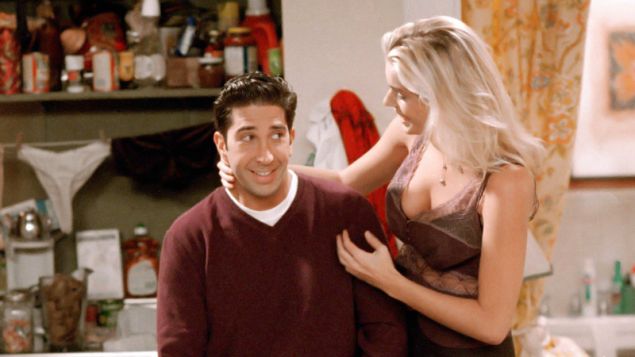 In "The One With The Dirty Girl," Ross breaks up with a slob.