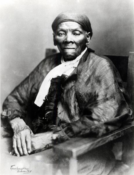 UNSPECIFIED - CIRCA 1754: Harriet Tubman (c1820-1913) American born in slavery, escaped 1849, and became leading Abolitionist. Active as a 'conductor' in the Underground Railroad. Photograph.