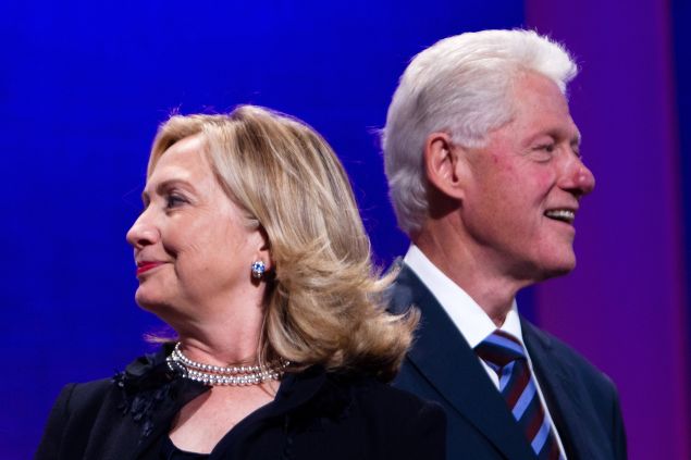The Clintons in September 2011, when Hillary was Secretary of State.