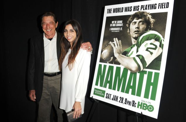 It looks like New York Jets legend Joe Namath gave his daughter, Jessica Namath, a lovely wedding gift.