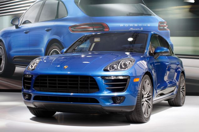 A Porsche Macan S is shown during media preview days at the 2013 Los Angeles Auto Show on November 20, 2013 in Los Angeles, California. The LA Auto Show was founded in 1907 and is one of the largest with more than 20 world debuts expected. The show will be open to the public November 22 through December 1. 