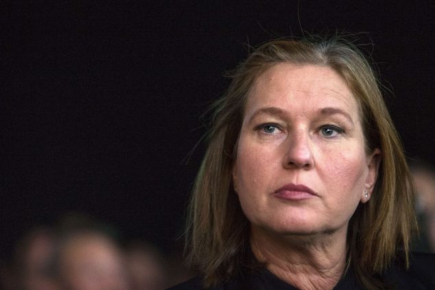 Former justice minister and HaTnuah party leader Tzipi Livni attends an Economic Conference on December 24, 2014 in the Israeli Mediterranean Coastal city of Tel Aviv.