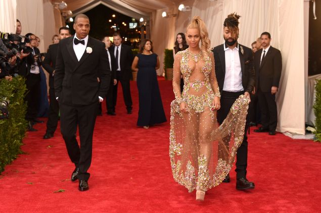Ty Hunter arrives at the Met Ball with Beyonce and Jay-Z