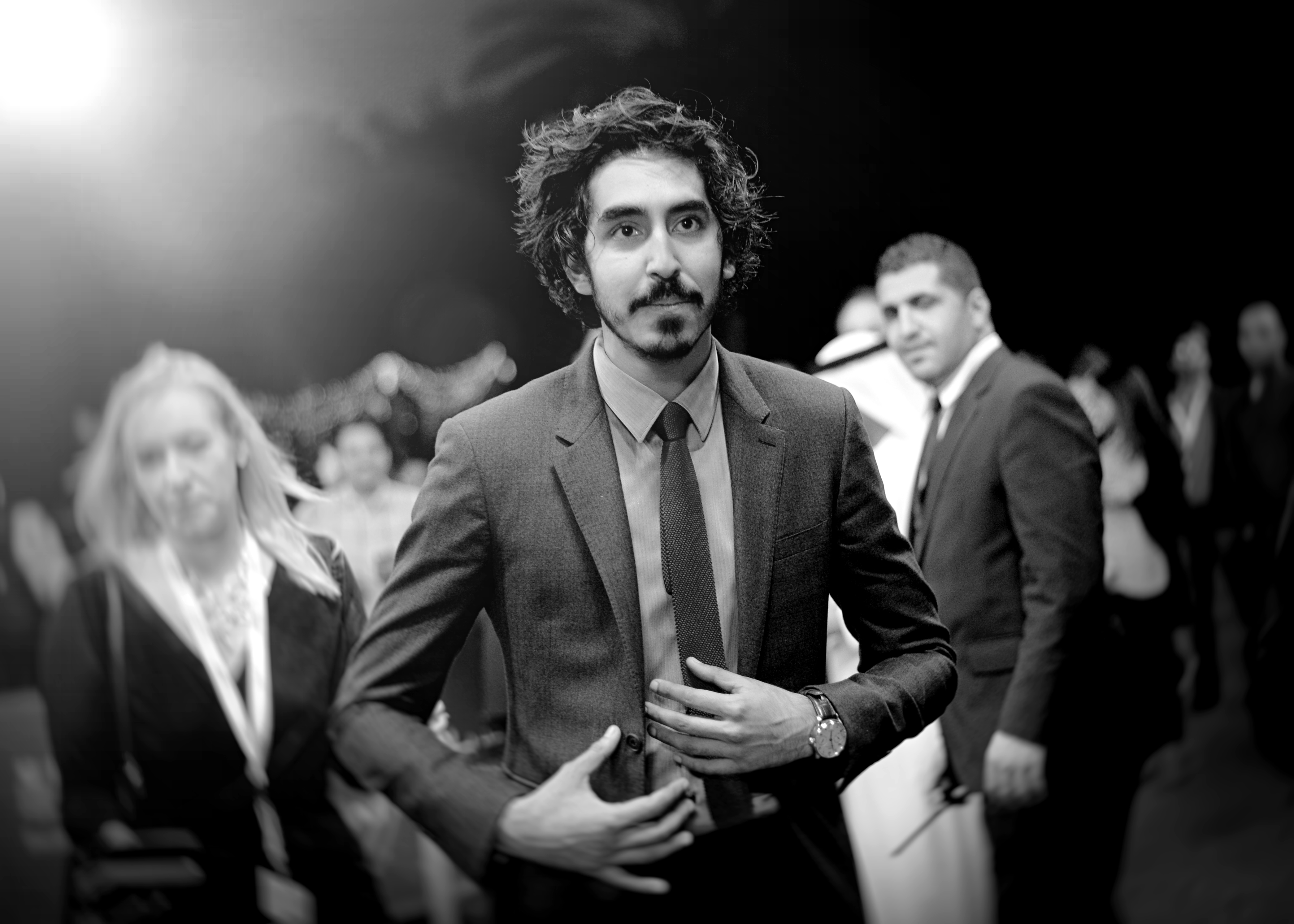 Actor Dev Patel as he attends "The Man Who Knew Infinity" premiere during day four of the 12th annual Dubai International Film Festival held in Dubai, United Arab Emirates.
