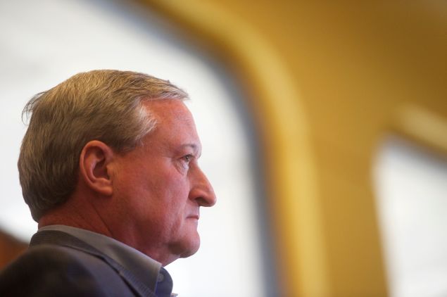 Philadelphia Mayor Jim Kenney attends a press conference on January 8, 2016 in Philadelphia, Pennsylvania. (Photo by Mark Makela/Getty Images)