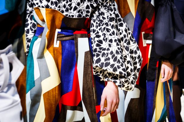 An example of Marni's color palette from Milan Fashion Week Fall/Winter 2016/17.
