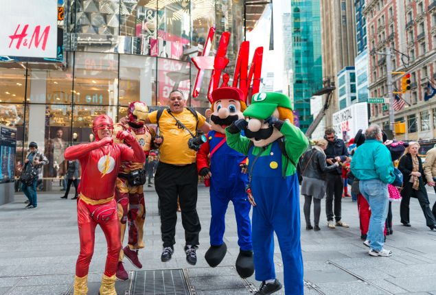 The costumed characters who goad tourists into paying them to pose for pictures are classic hackers of reciprocity.