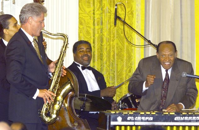 Following his Aresnio Hall t.v. moment, President Bill Clinton continued to pull out his saxophone and blow for years .