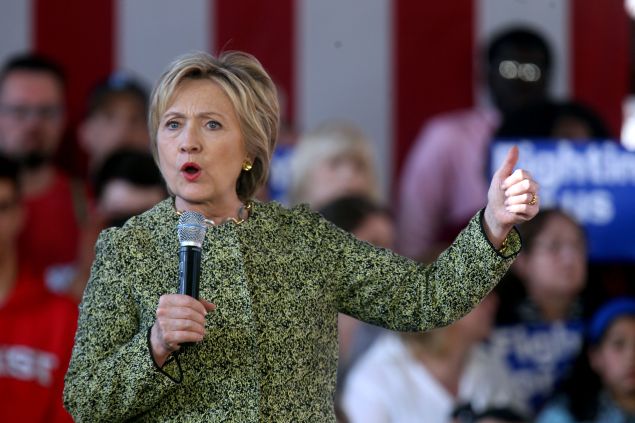 Hillary Clinton.