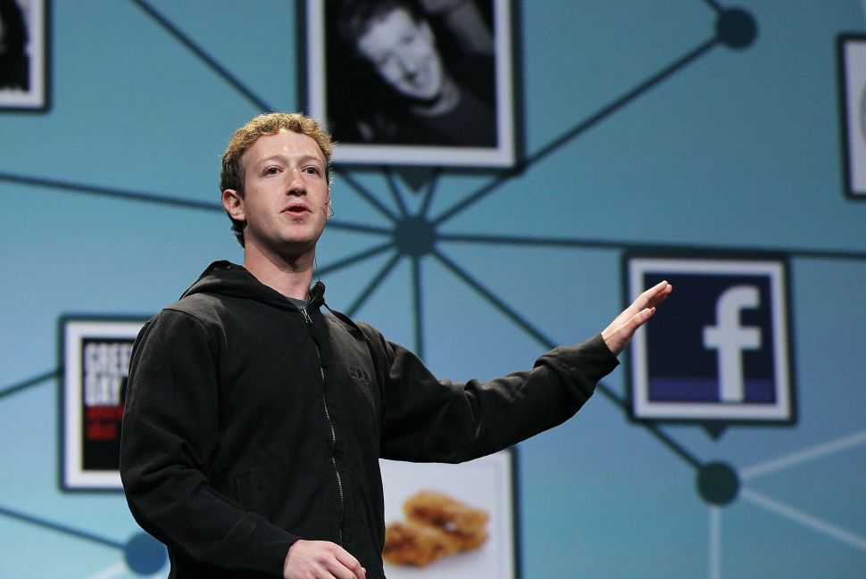Facebook founder and CEO Mark Zuckerberg