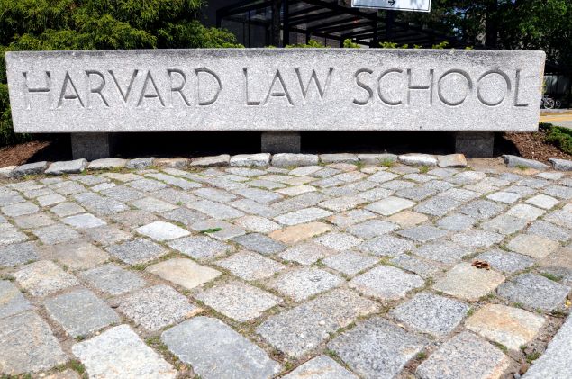 The entrance to Harvard Law School campus is seen May 10, 2010 on the Harvard University Law School Campus in Cambridge, Massachusetts. U.S. President Barack Obama announced today the nomination of Solicitor General Elena Kagan, former Harvard Law School Dean from 2003-2009, to the Supreme Court succeeding retiring Justice John Paul Stevens.
