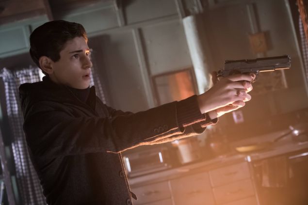 David Mazouz as Bruce Wayne.