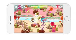 A screen from Mouth Monster, the game.