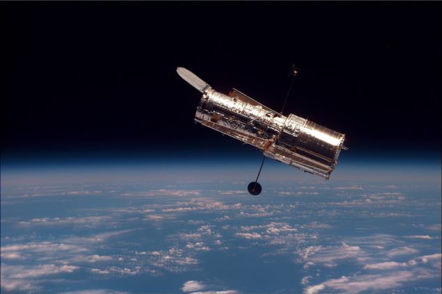 The Hubble Space Telescope.