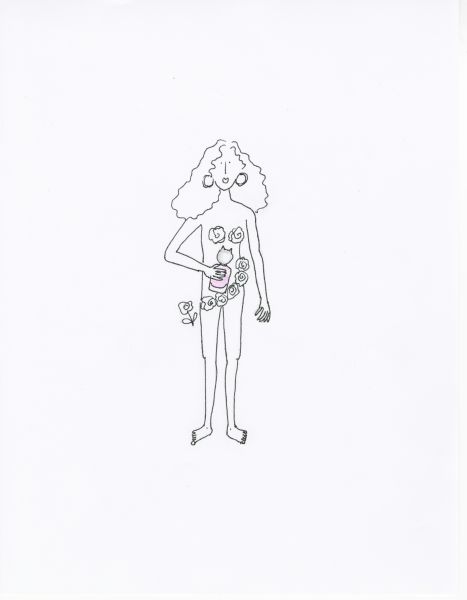 A playful sketch by Grace