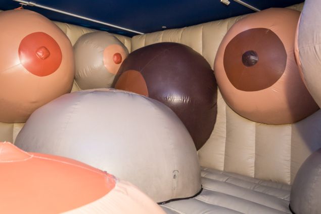The "Jump for Joy" bouncy house of breasts.