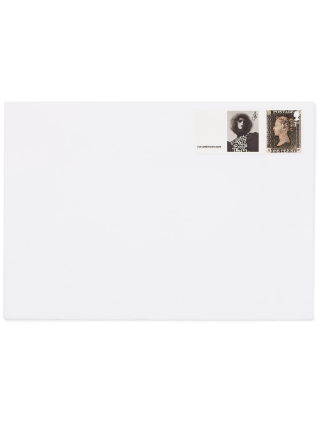 Another view of the fashion stamp