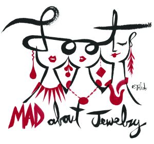 LOOT: MAD About Jewelry Logo by Ruben Toledo