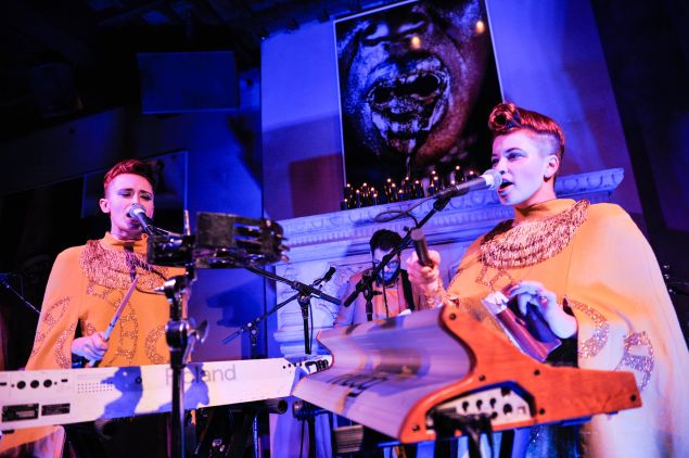 Lucius performing at Rose Bar