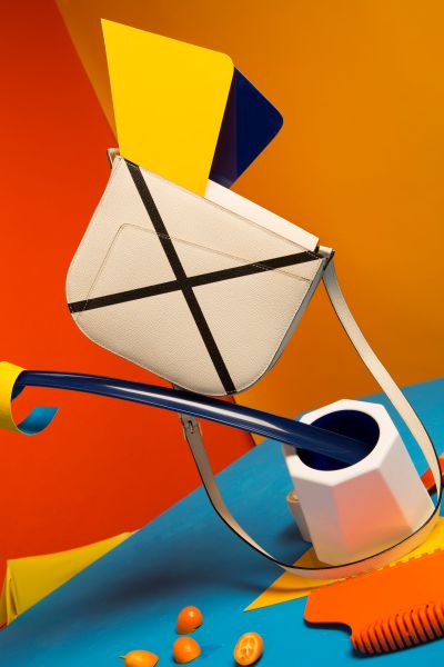 Detail of Valextra bag