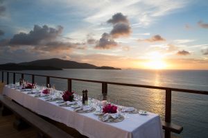 Just watching the sunset at Necker Island.