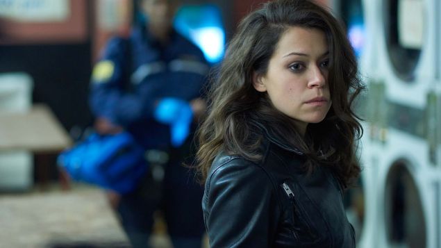 Tatiana Maslany as Sarah Manning.