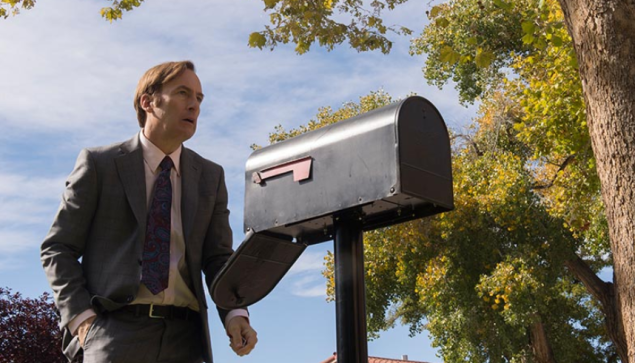 Bob Odenkirk as Jimmy McGill.