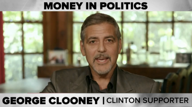 George Clooney on 'Meet the Press.'