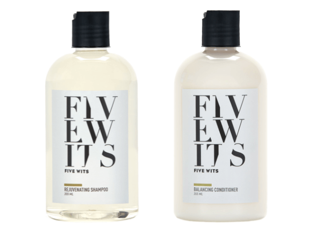 Five Wits shampoo and conditioner