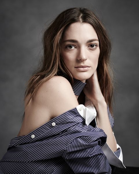 Sofia Sanchez de Betak in the Boyfriend's Shirt