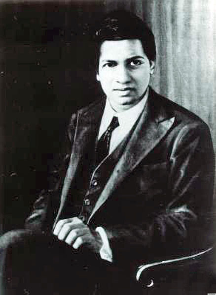 Indian math prodigy Srinivasa Ramanujan