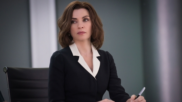 Julianna Margulies as Alicia Florrick.