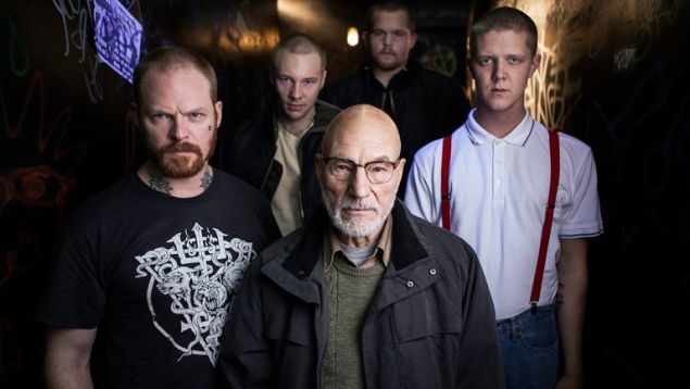 Patrick Stewart and his posse in Green Room.