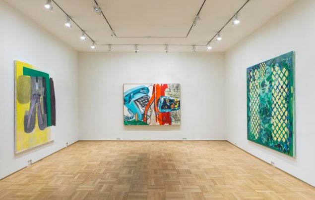 Installation view of "Nice Weather" curated by David Salle.