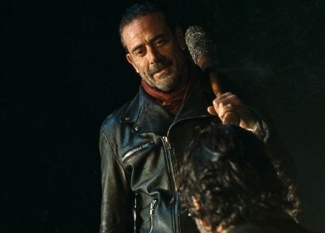 Jeffrey Dean Morgan as Negan.