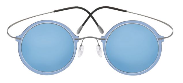 Blue shades from Wes Gordon and Silhouette