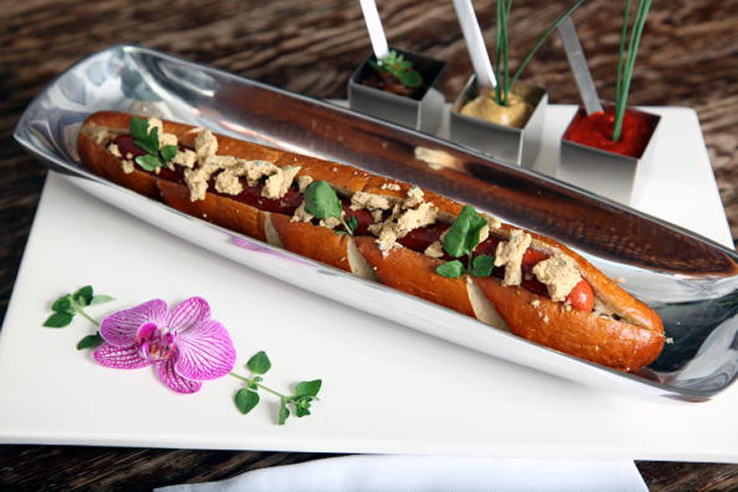Hot dogs are haute cuisine.