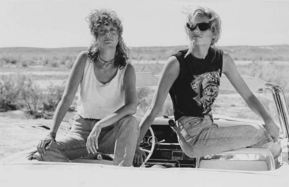 Susan Sarandon and Geena Davis star in Thelma And Louis.