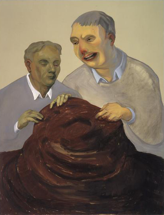 Nicole Eisenman, The Work of Labor and Care, 2004.