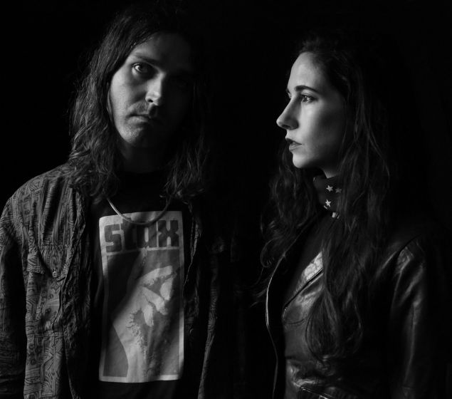 (From left) Tres Warren and Elizabeth Hart of Psychic Ills.