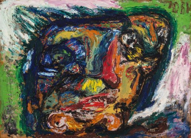 Asger Jorn, Untitled (Figures in a head), ca. 1960/1963.