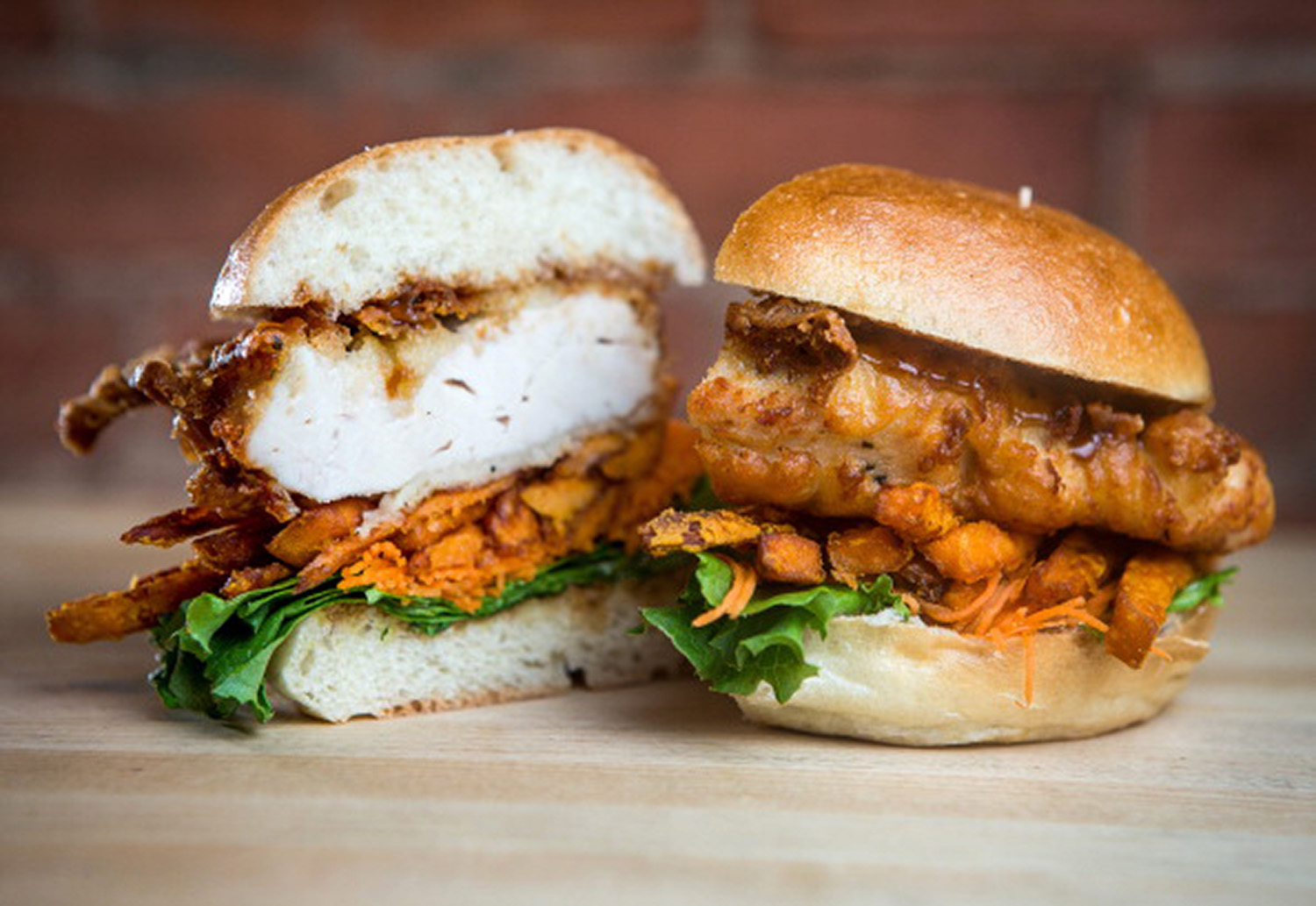 Hot chicken so hot, it hurts twice.