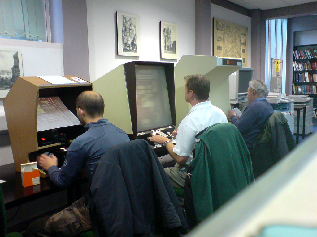 Microform readers.