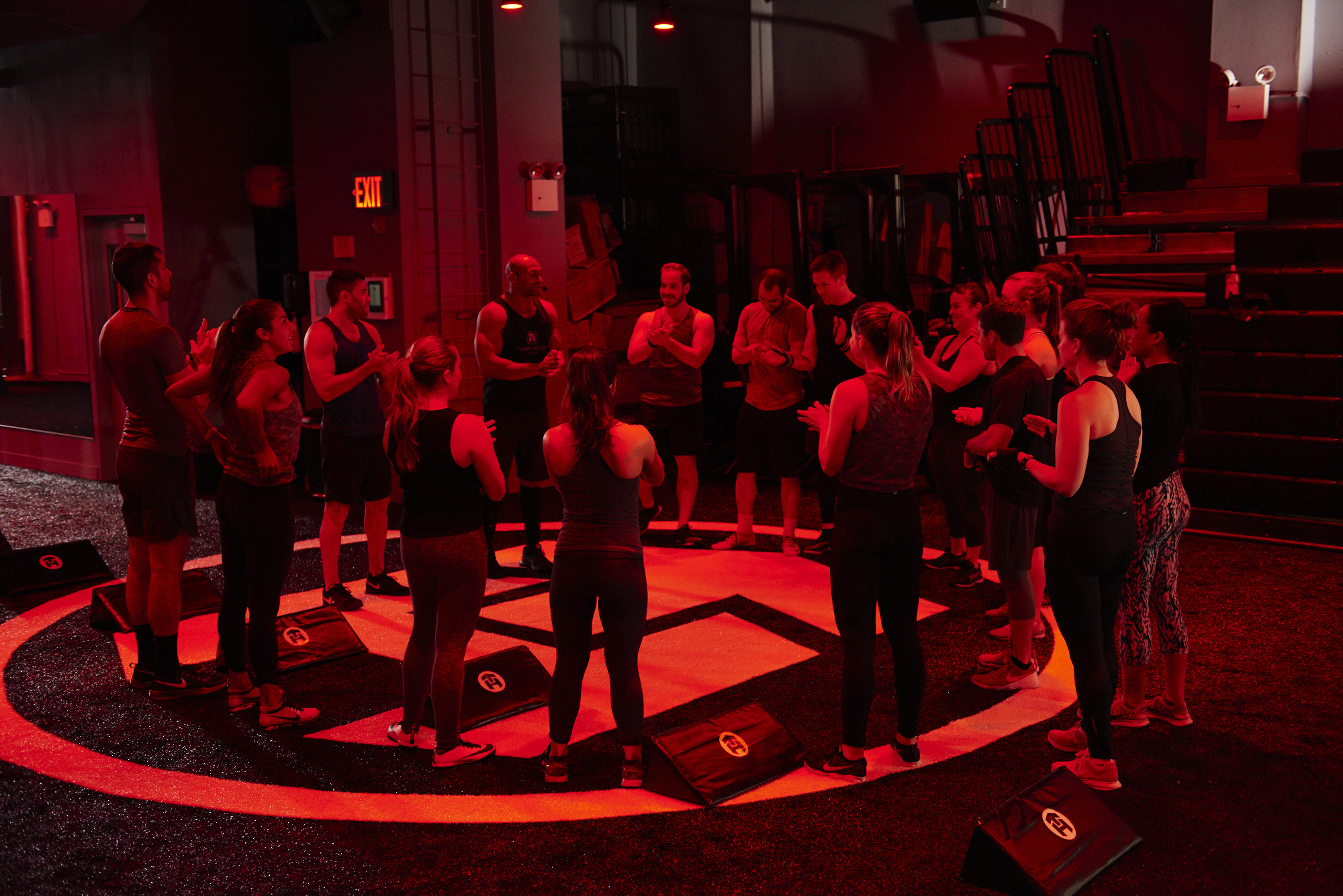 A fiery circle of hell, or a casual workout? 