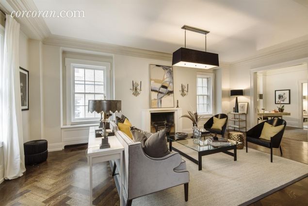The actress spent five years renovating the duplex.