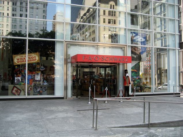 The now defunct toy store.