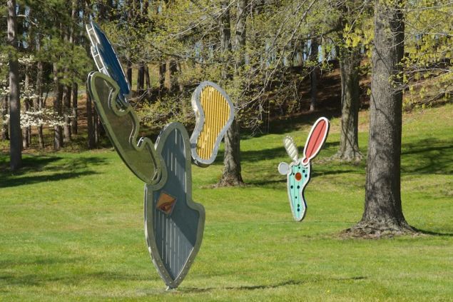 Dennis Oppenheim, Architectural Cactus #1-6, 2009.